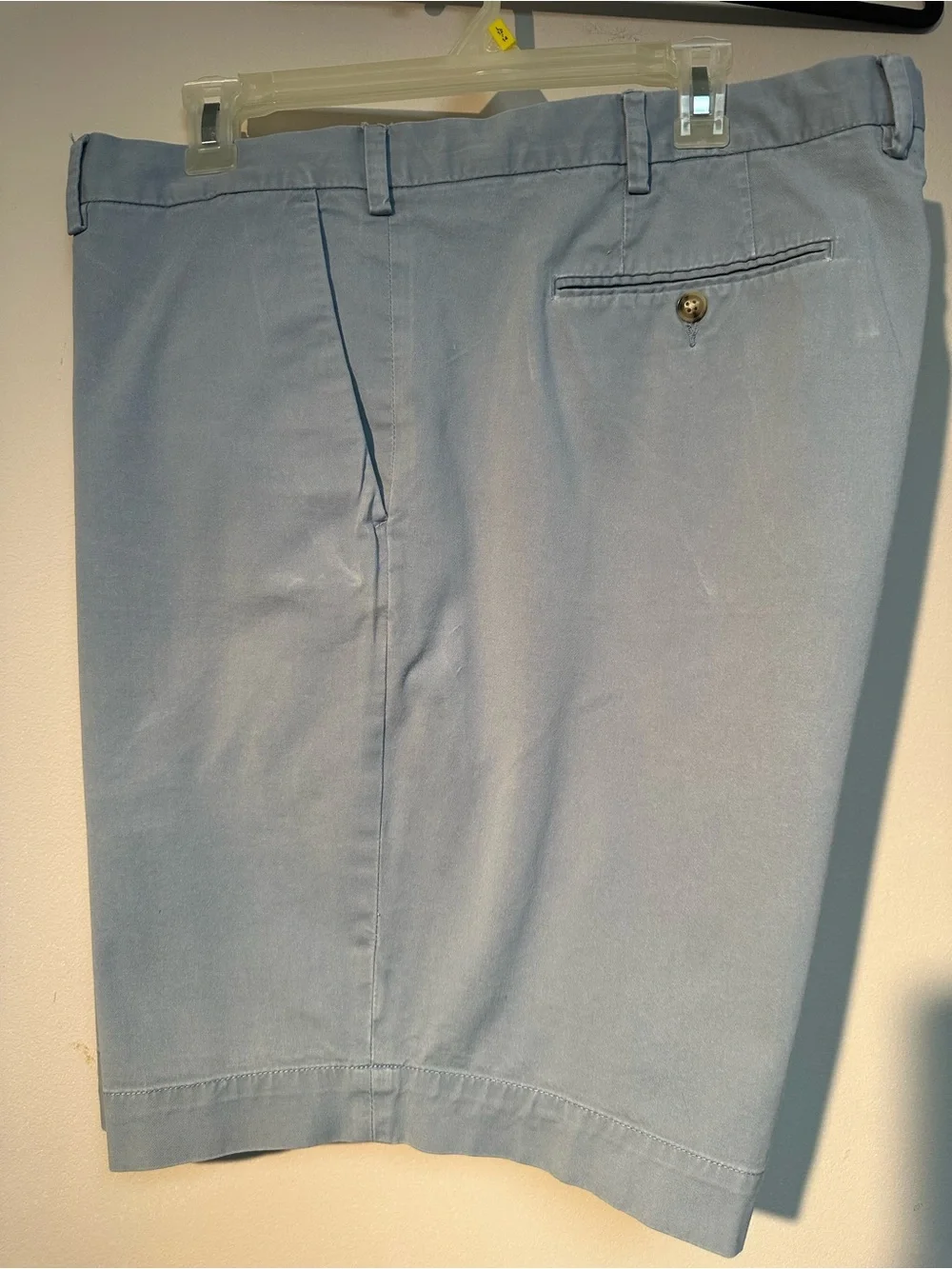 Polo by Ralph Lauren Light Blue Flat-Front Chino Men’s Shorts